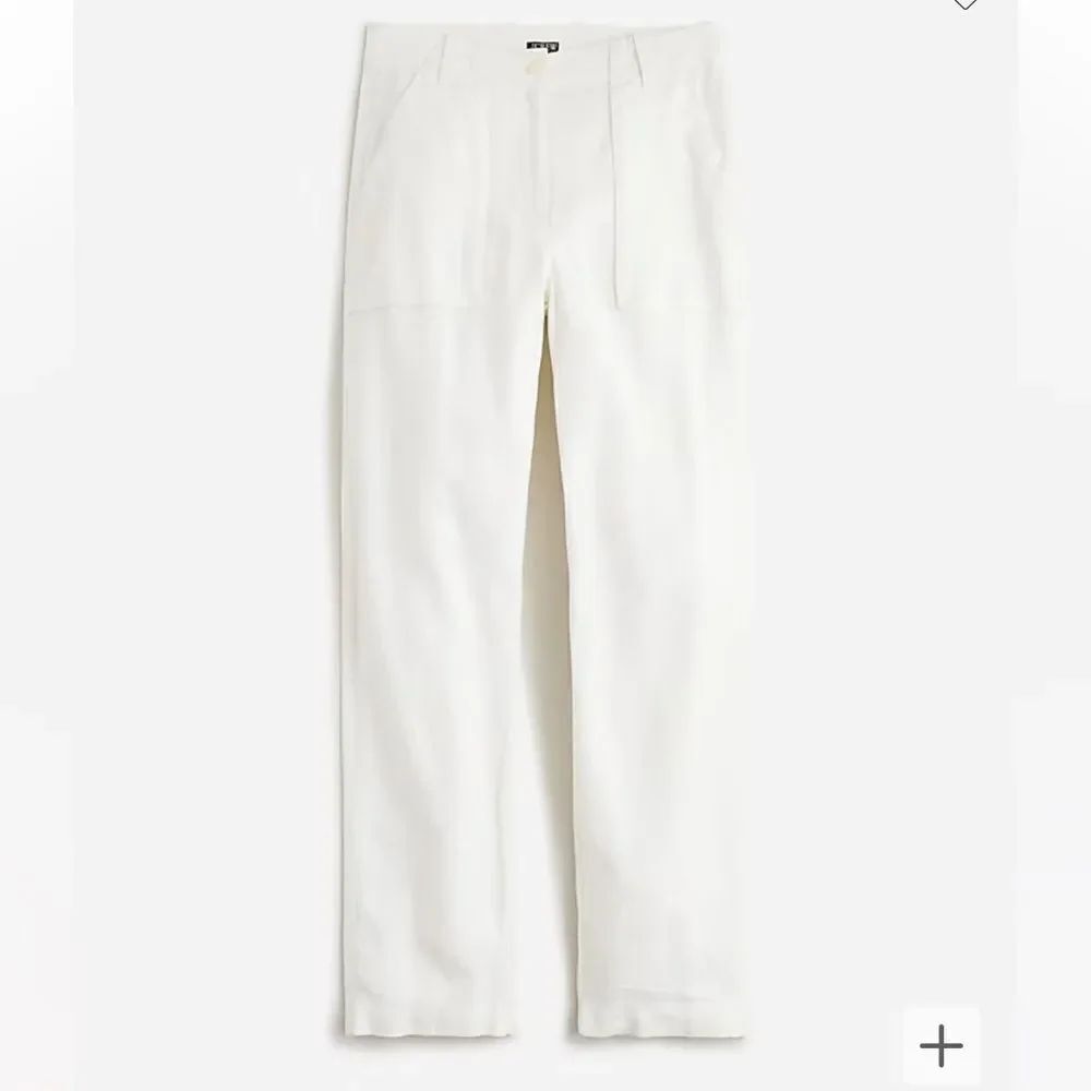 J.Crew Seaside cargo pant in linen-TENCEL™ lyocell blend